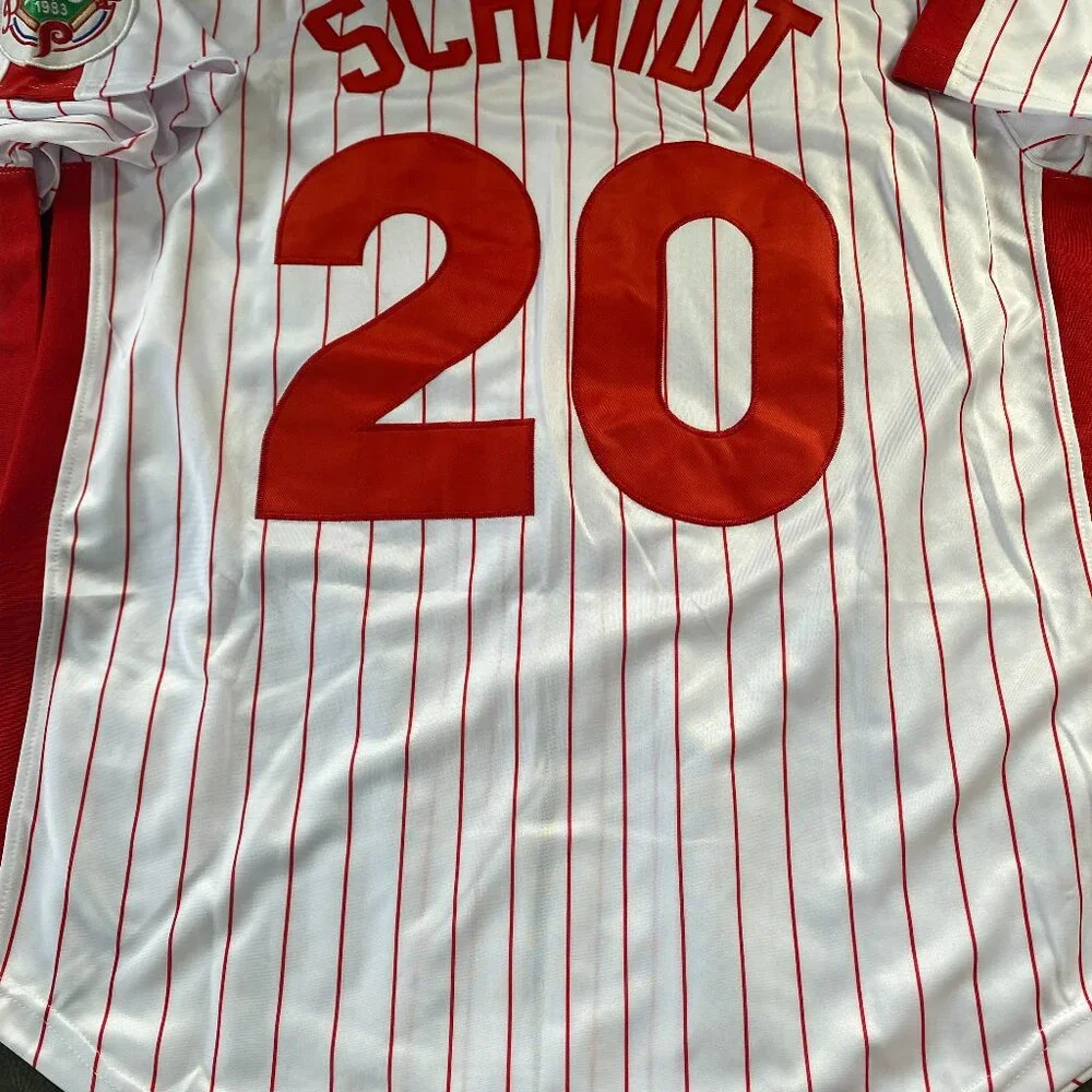 PHILADELPHIA PHILLIES MIKE SCHMIDT Men's JERSEY M,L,XL,2X by Mitchell & Ness - Picture 5 of 6